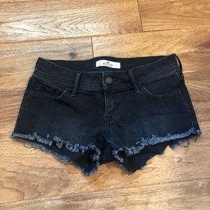 Black Jean Shorts